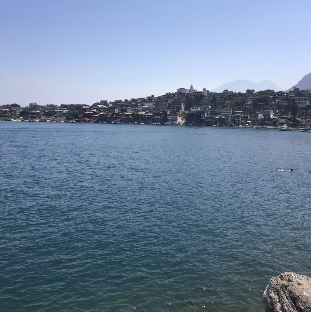 Lake Atitlan with a view of San Pedro