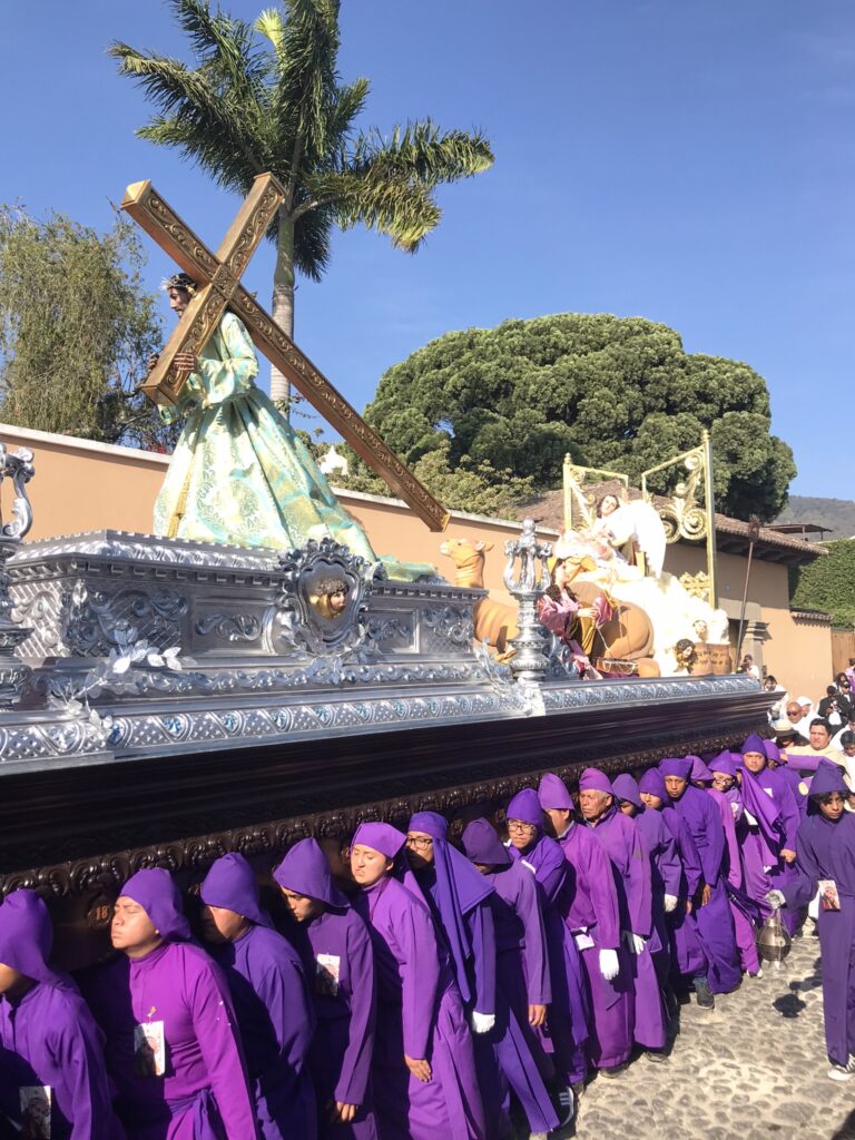 An Easter procession in Antigua Guatemala