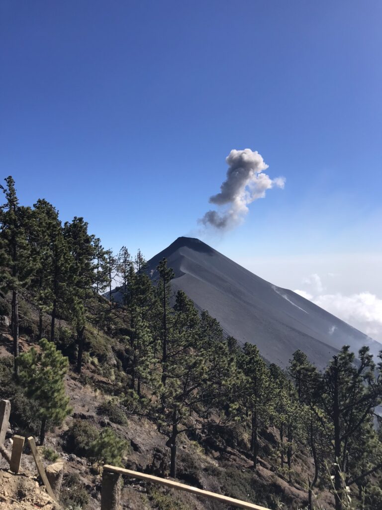 Volcano Fuego near Antigua Guatemala