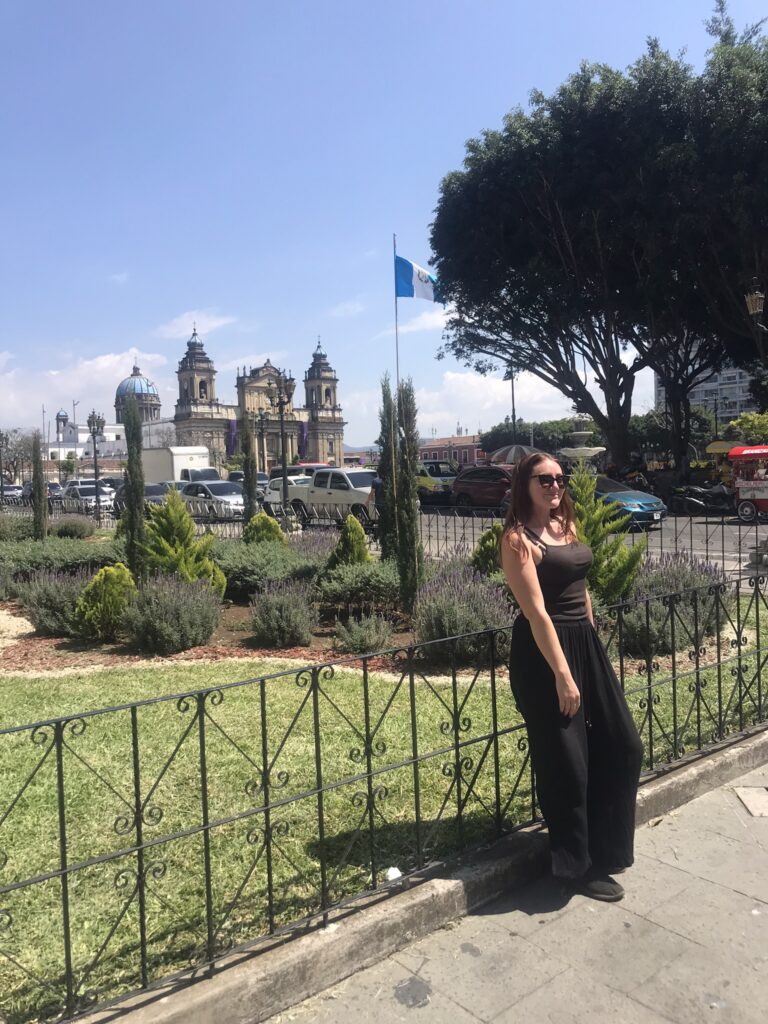 The cathedral in Guatemala City