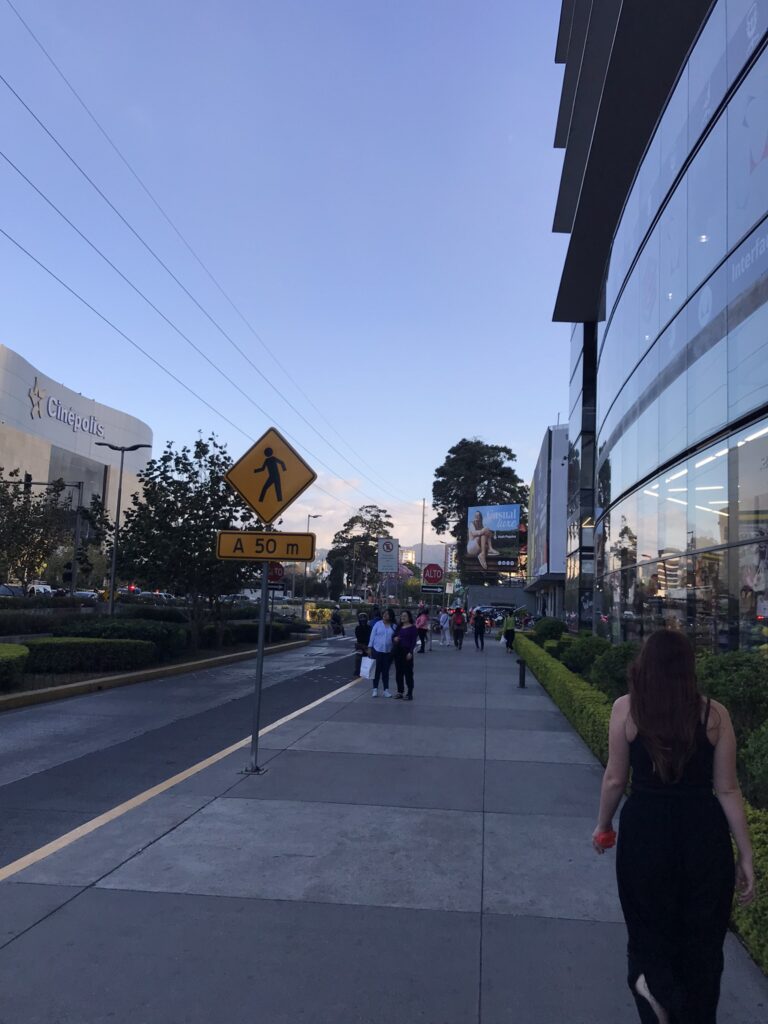 A large glass building in Guatemala City