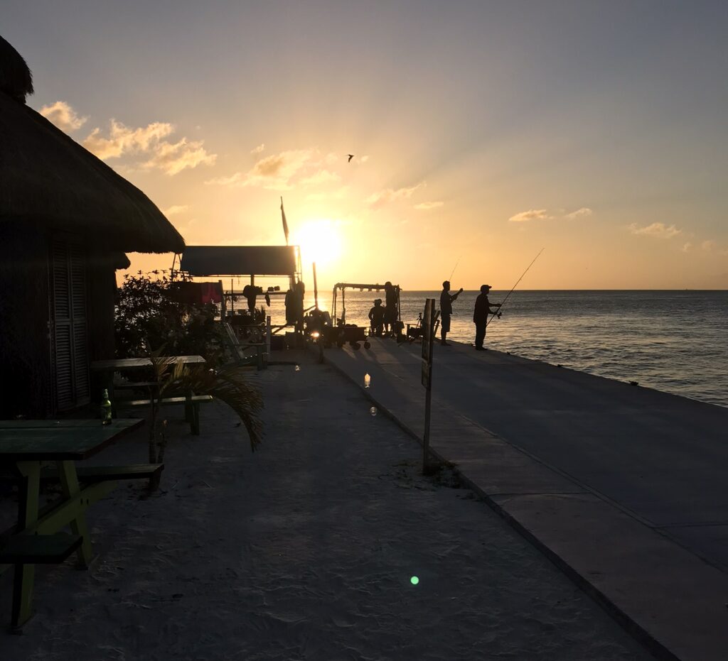 Sunset at Caye Caulker