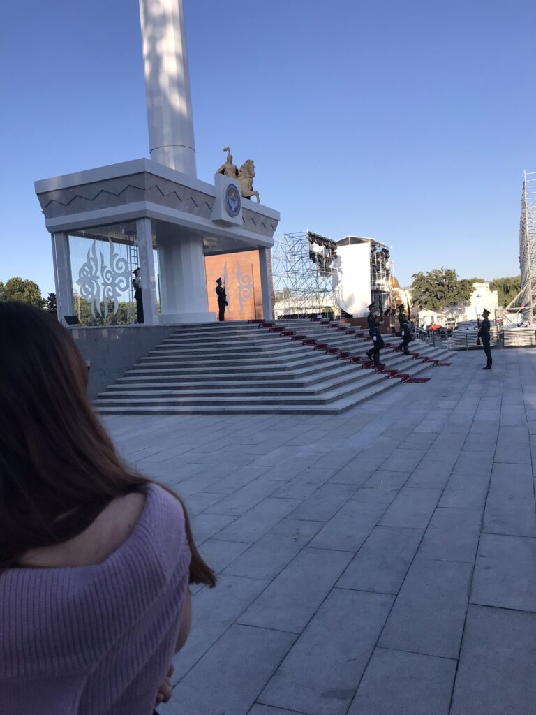 Guards at Ala Too Square in Bishkek