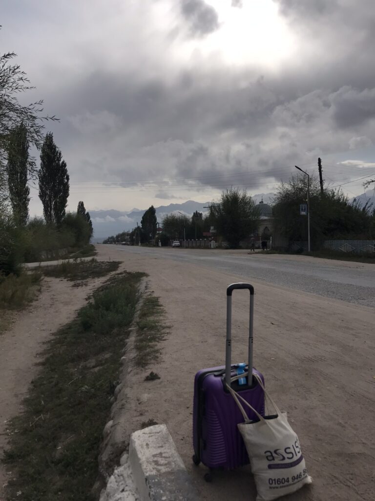 The road around the south of Issyk Kul