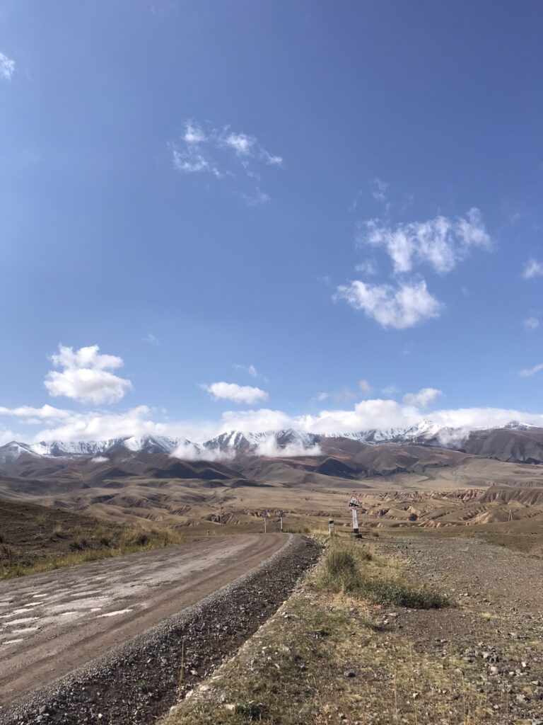 Scenery near to Song Kul in central Kyrgyzstan