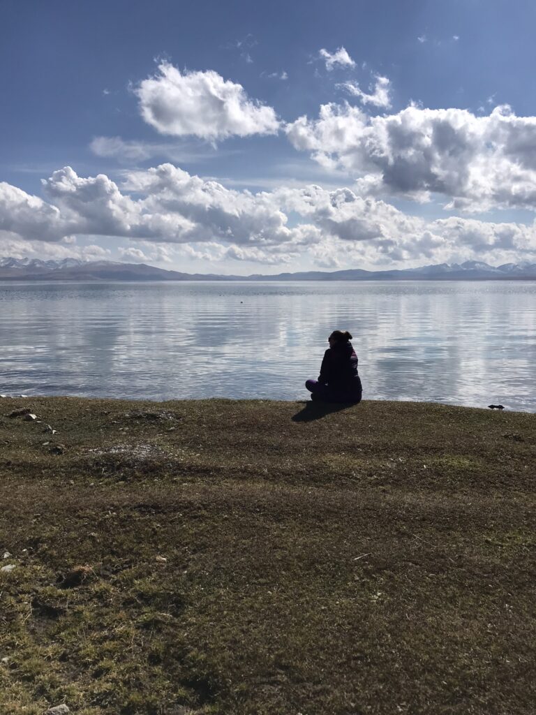 The shores of Song Kul lake