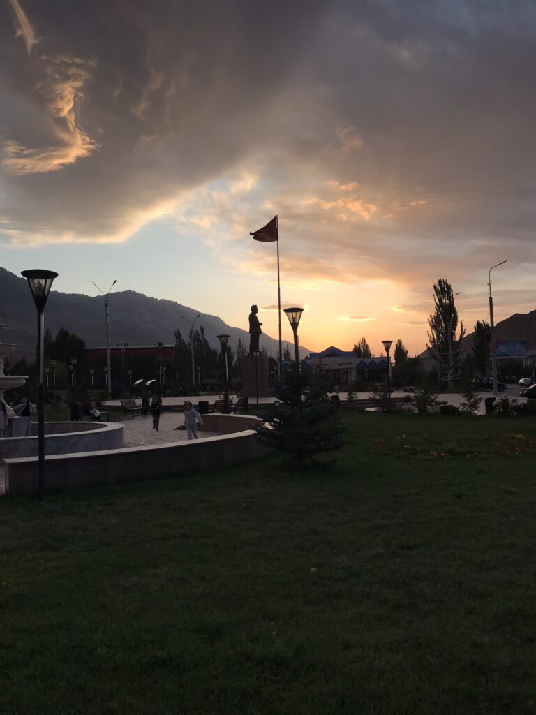 Sunset in Naryn