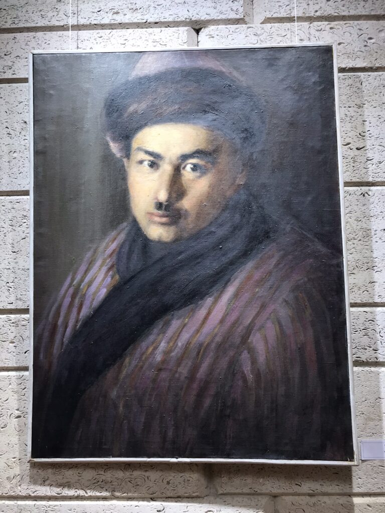 A painting at the museum in Almaty