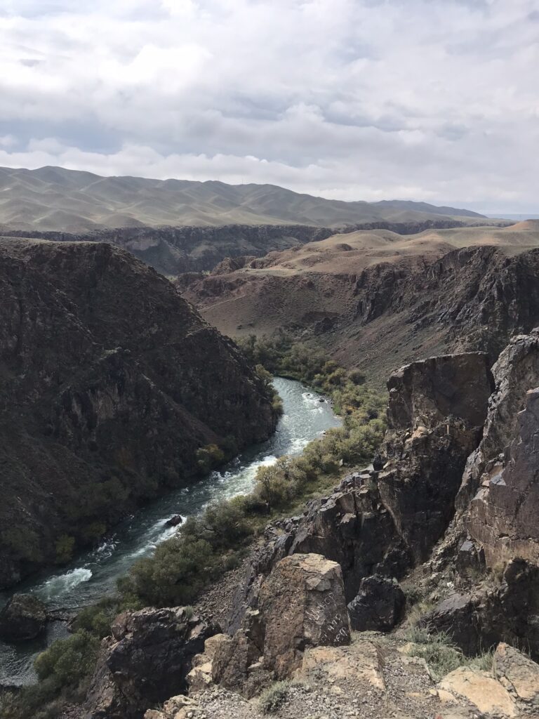 A canyon near Almaty in Kazakhstan