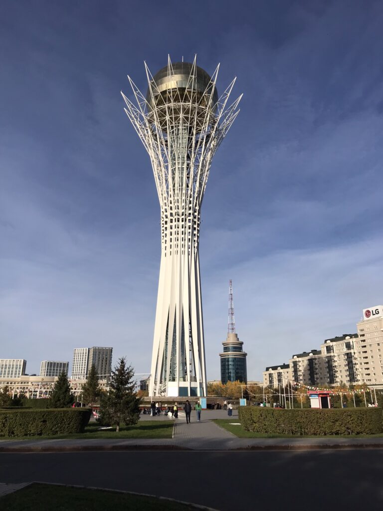 Baiterek Tower in Kazakhstan