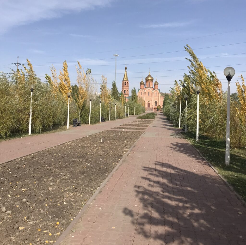 The Russian Orthodox church in Aktobe