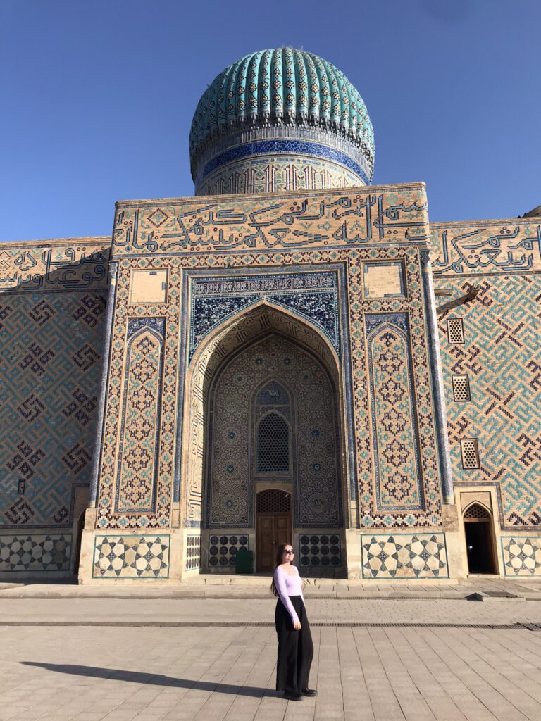 The Khoja Ahmed Yasawi mausoleum in Kazakhstan