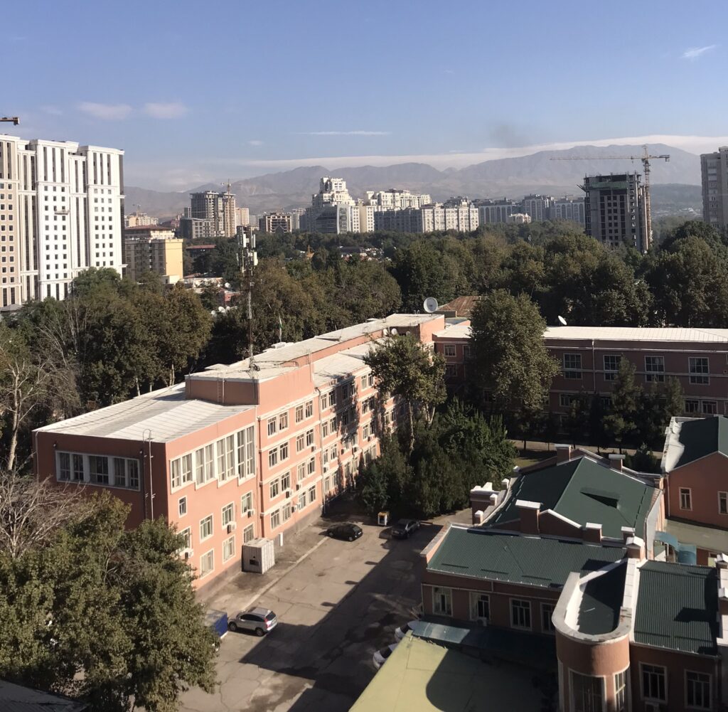 A view of Dushanbe skyline