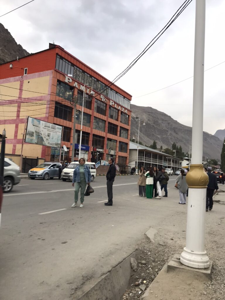 A main road in Khorog