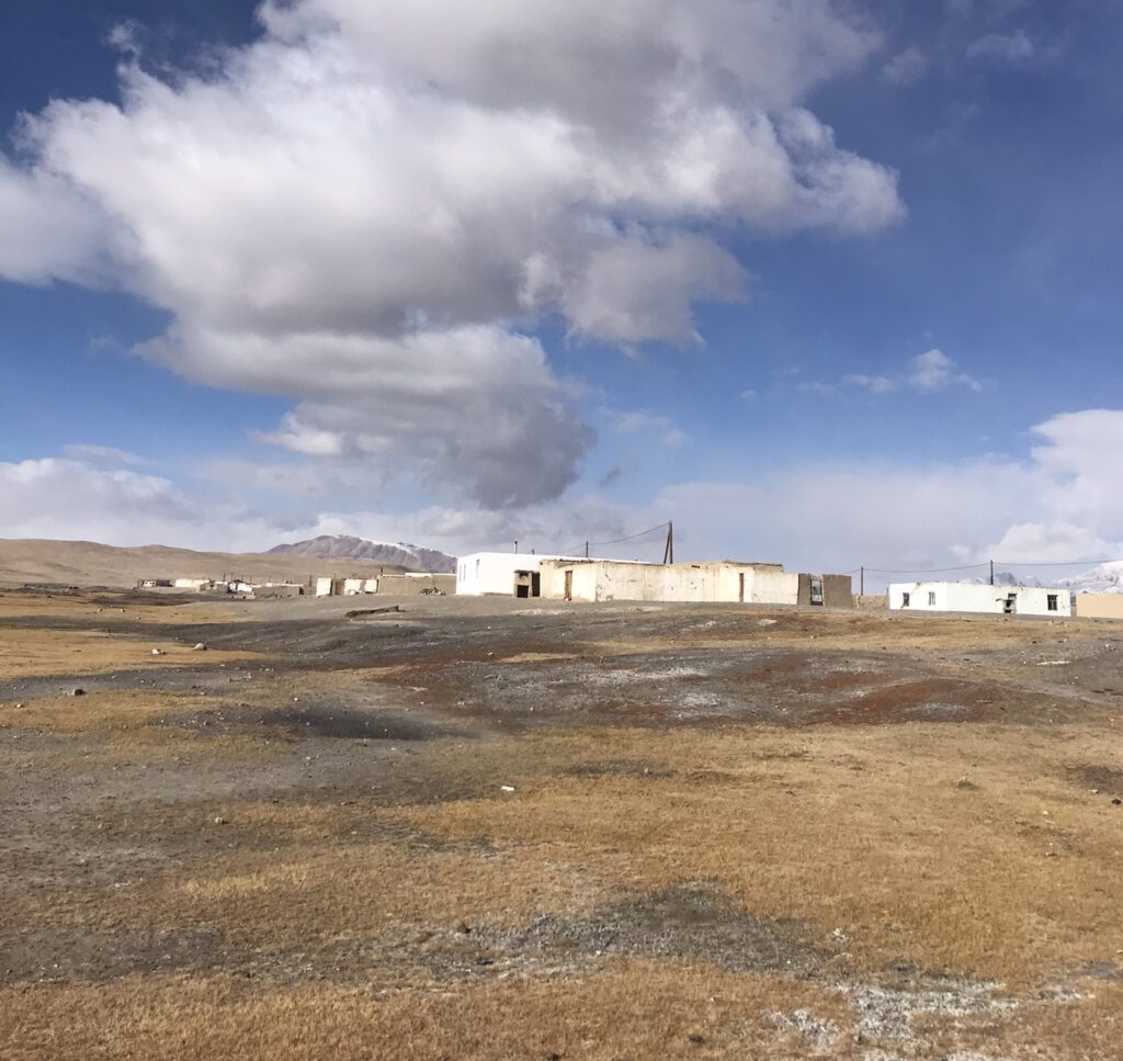 The village of Alichur along the Pamir Highway