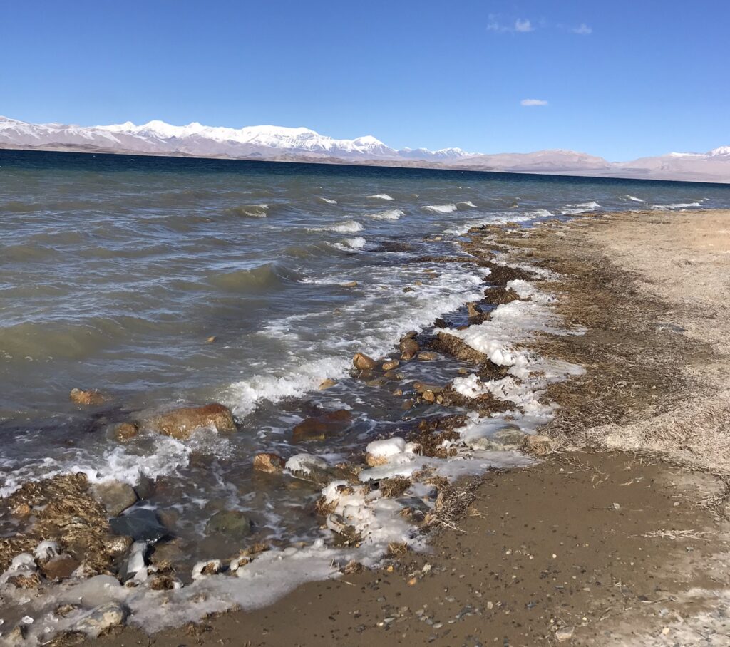 Lake Karakul in Tajikistan