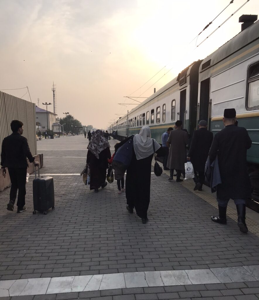 Train travel in Uzbekistan