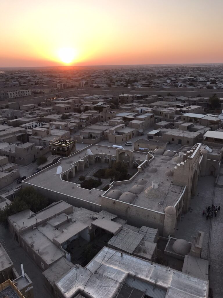 A view of Khiva from the Islam Khoja minaret