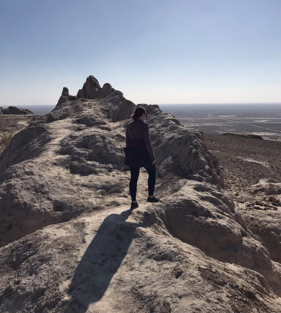 A desert fortress in Karakalpakstan