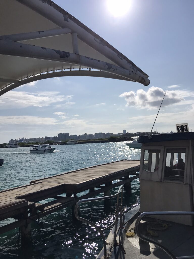 A pier near Malé