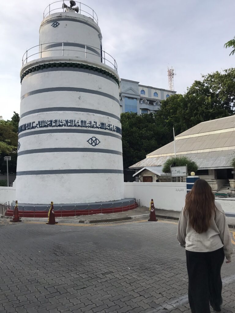 A memorial in Malé