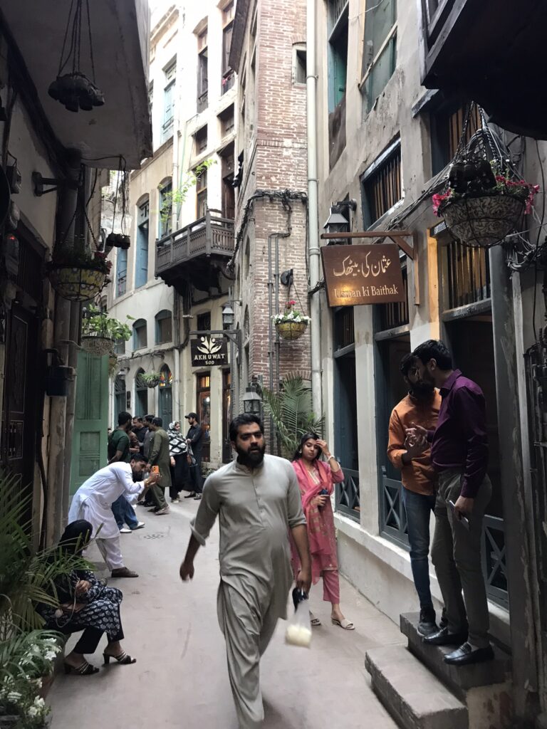 A street in the Walled City of Lahore