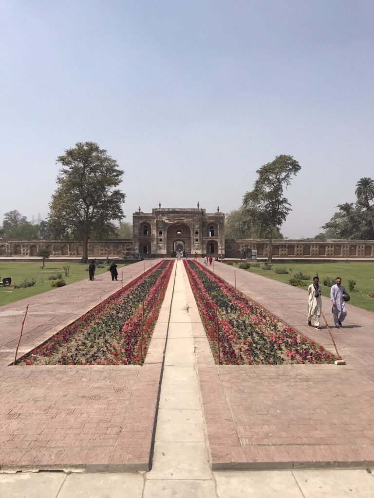 The gardens at Jahangir's Tomb