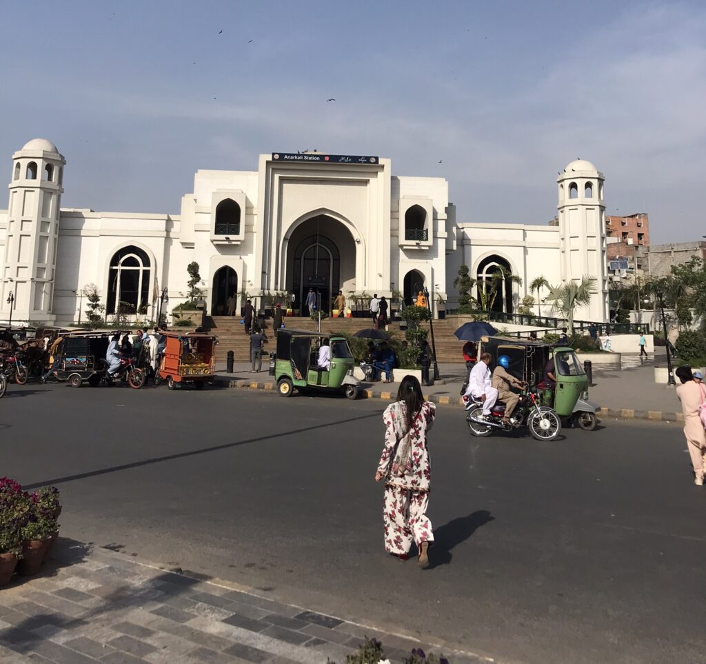 Anarkali station in Lahore
