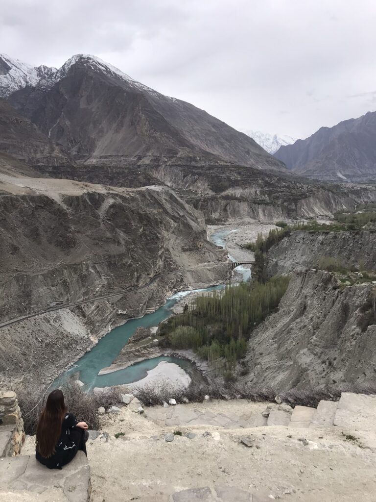 The view from Altit Fort in Gilgit-Baltistan