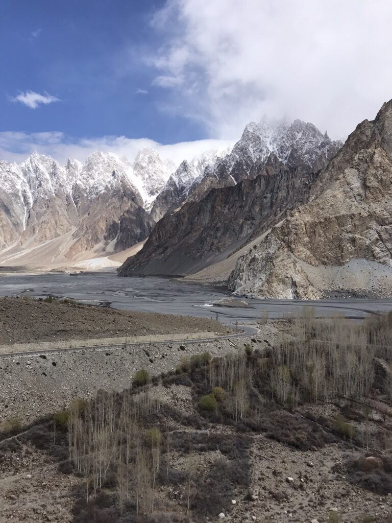 A mountainous scene in Gilgit-Baltistan