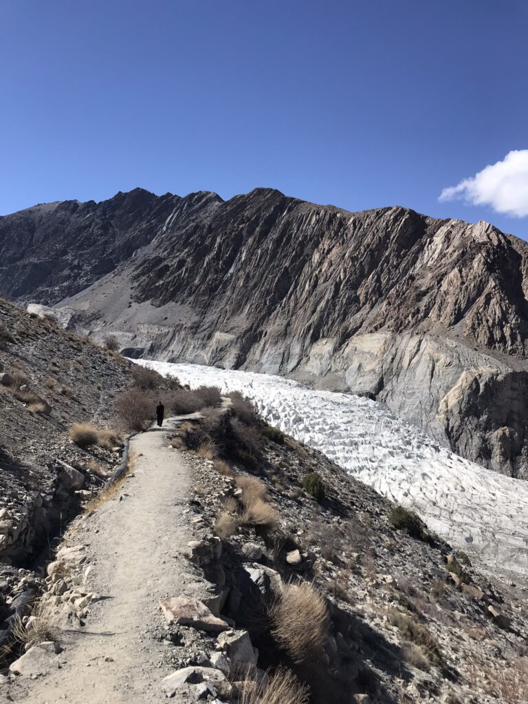 Passu Glacier in Gilgit-Baltistan