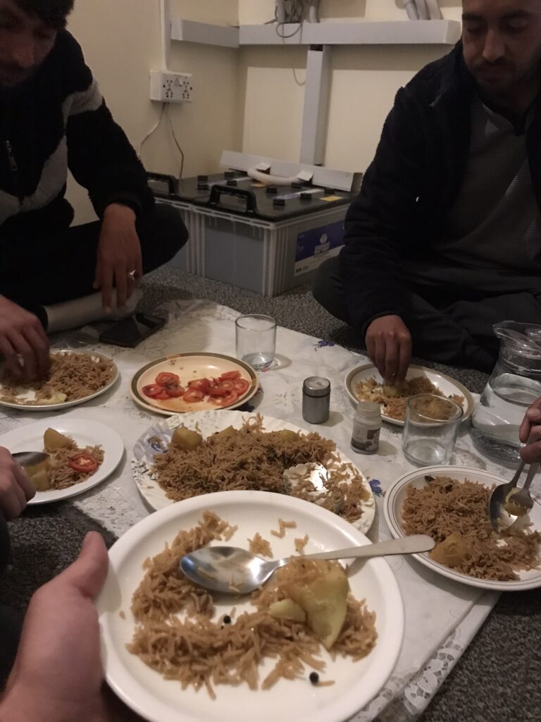 A biryani in Hunza in Pakistan