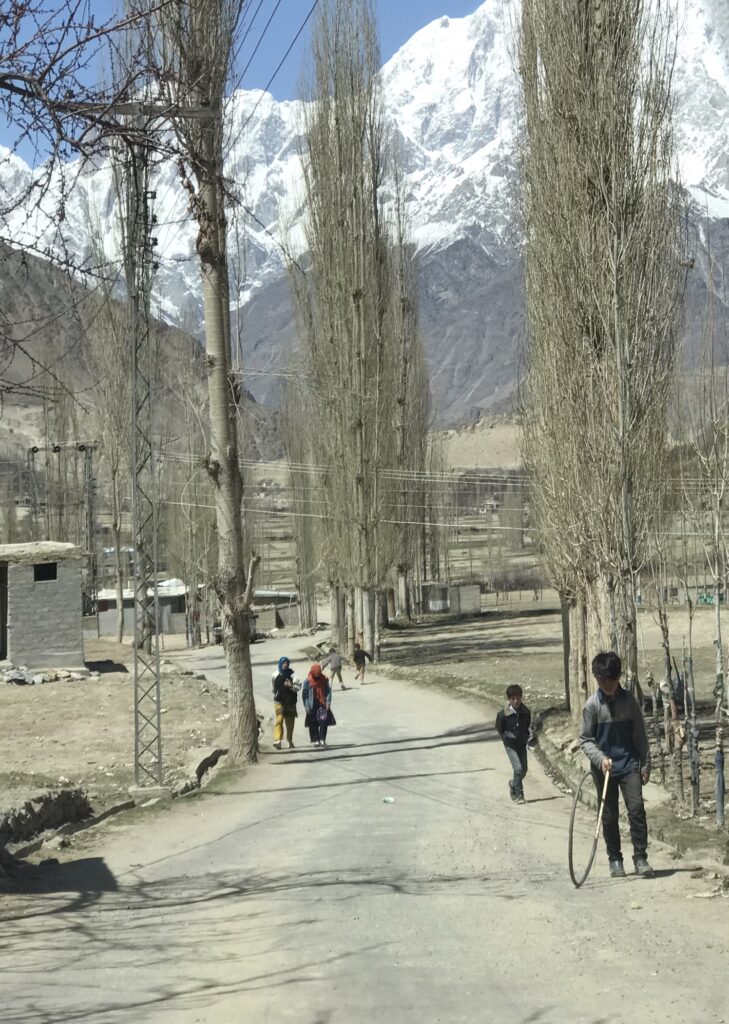 A village near Hopper Valely in Hunza