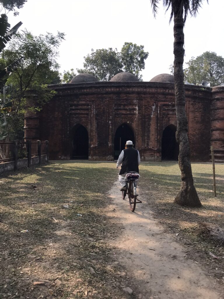 The 9-dome mosque in Bagerhat