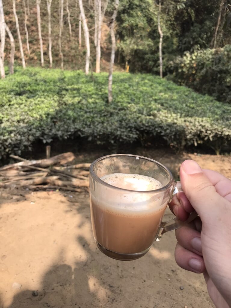 A cup of tea in Sreemangal