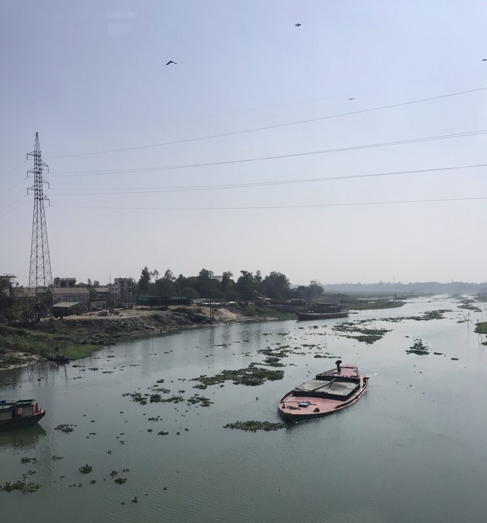 A river boat in Bangladesh