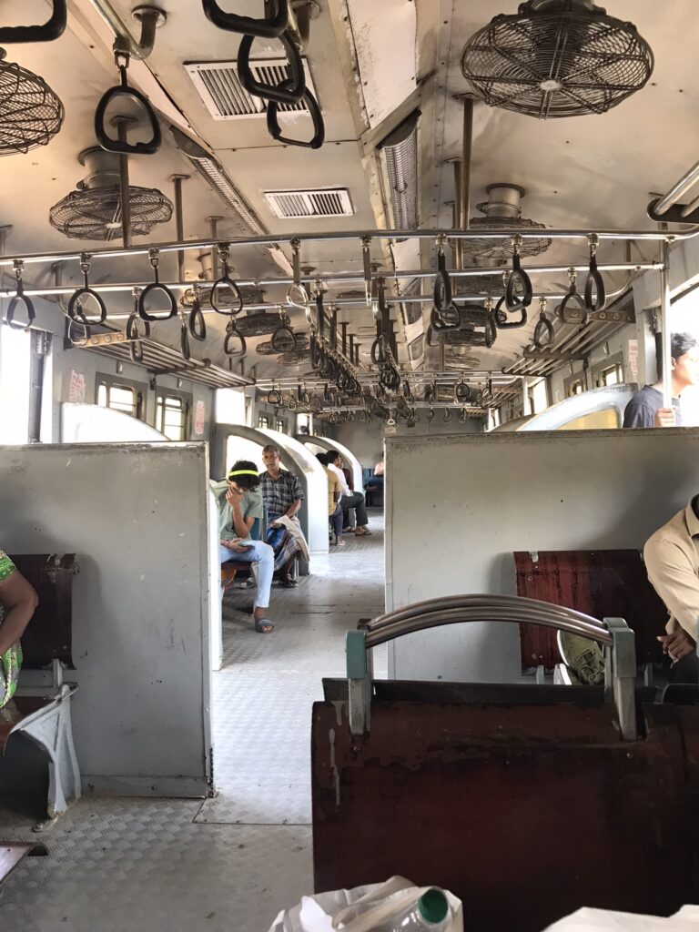 A local train in Chennai