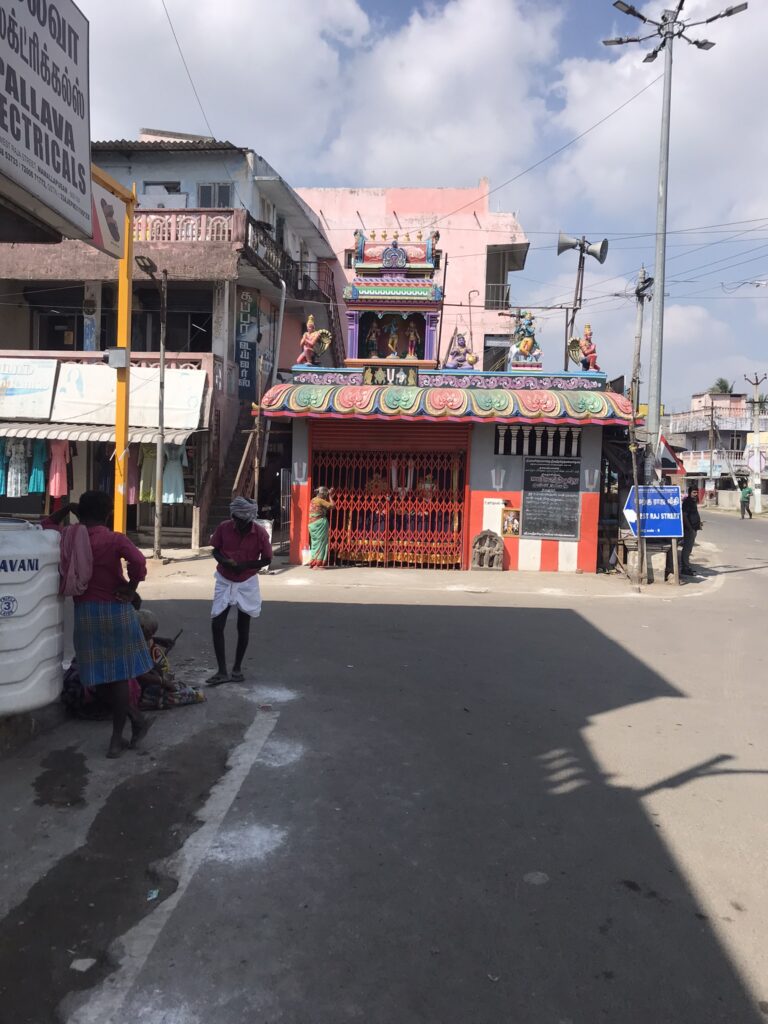 A street in Mahabalipuram