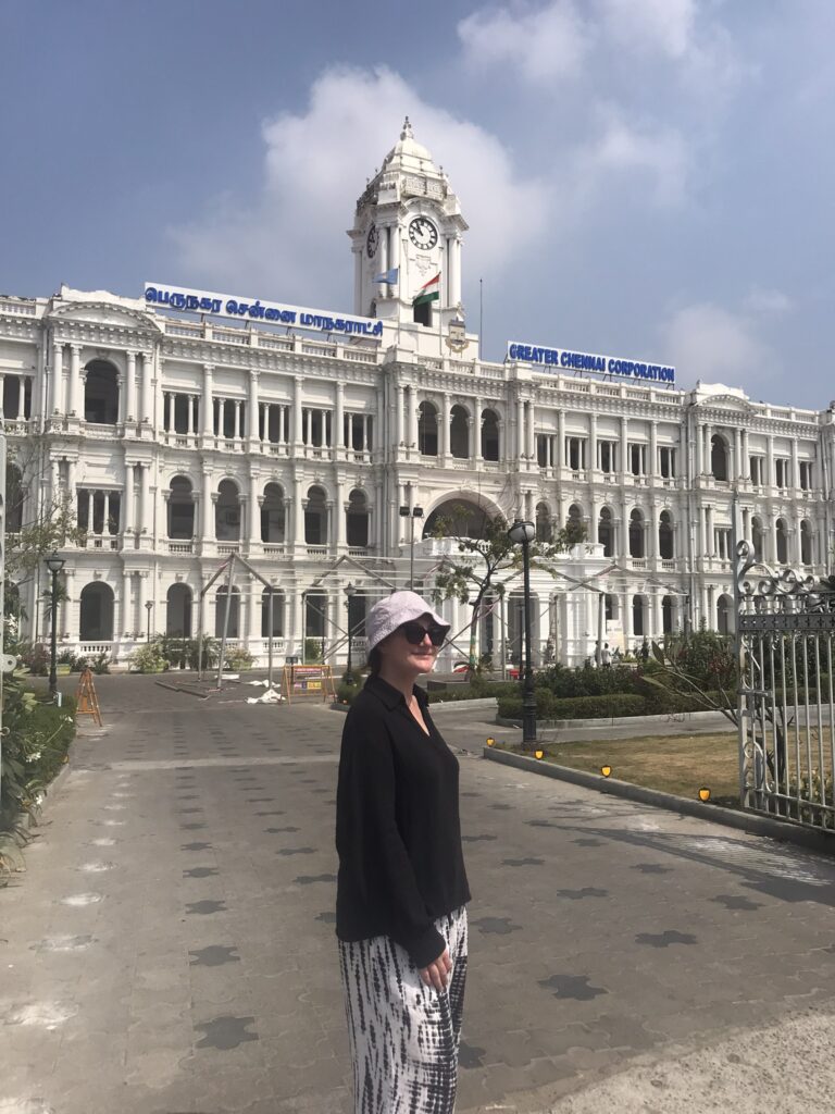 The Chennai Corporation building in Tamil Nadu