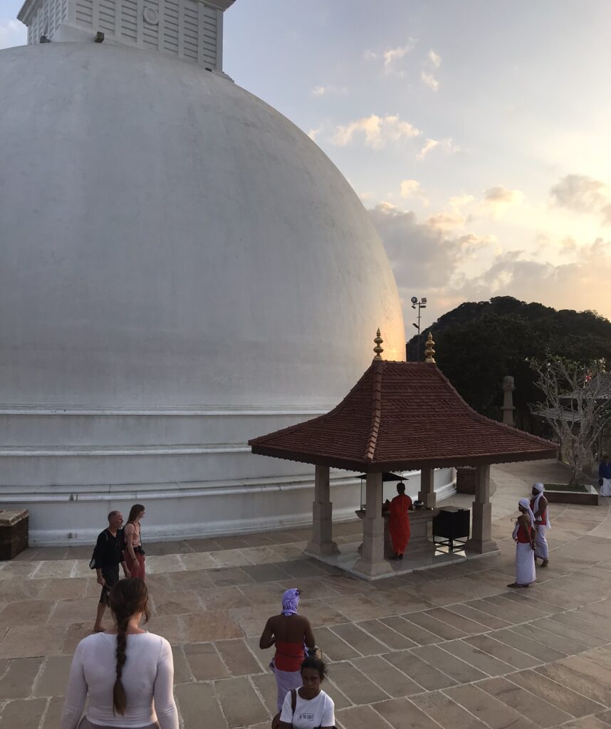 A Buddhist ceremony in Mihintale