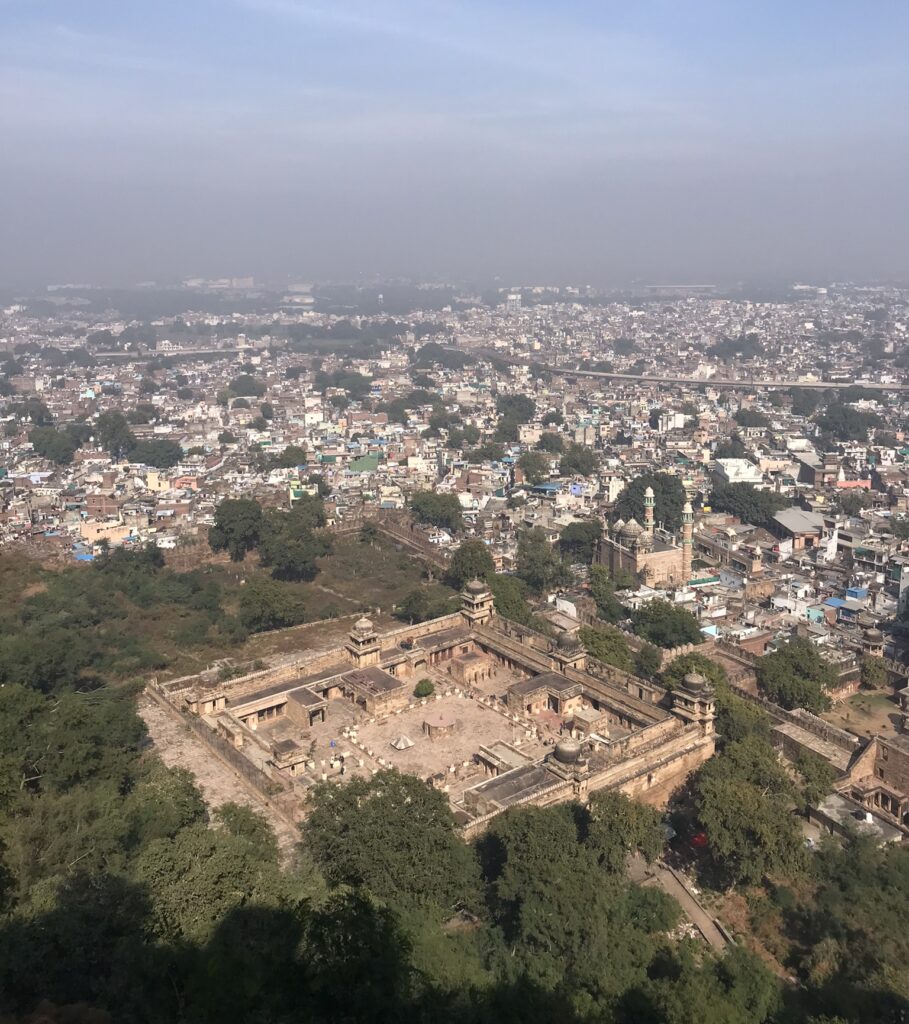 An aerial view of Gwalior