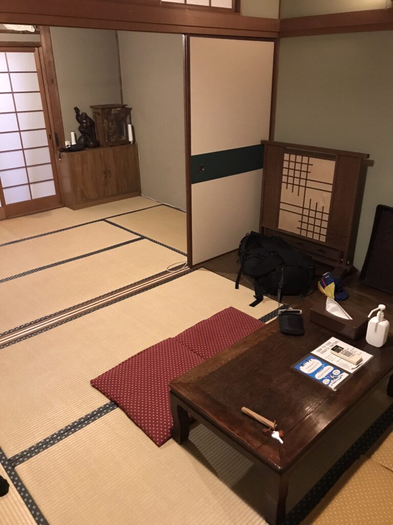 A tatami room in Japan
