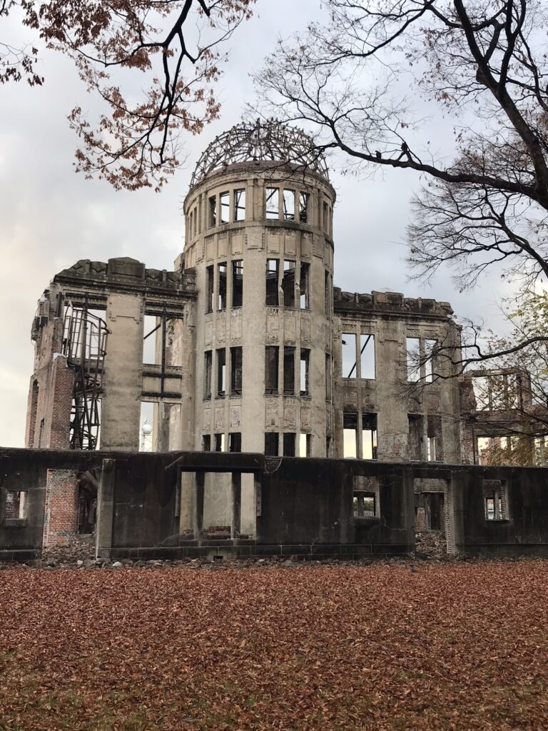The atomic bomb dome in Hiroshima