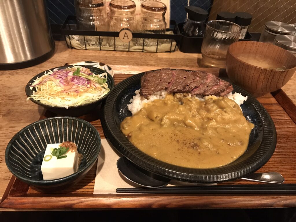 A curry meal in Hiroshiima