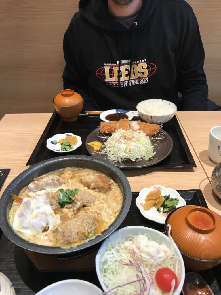 A tonkatsu meal in Sapporo