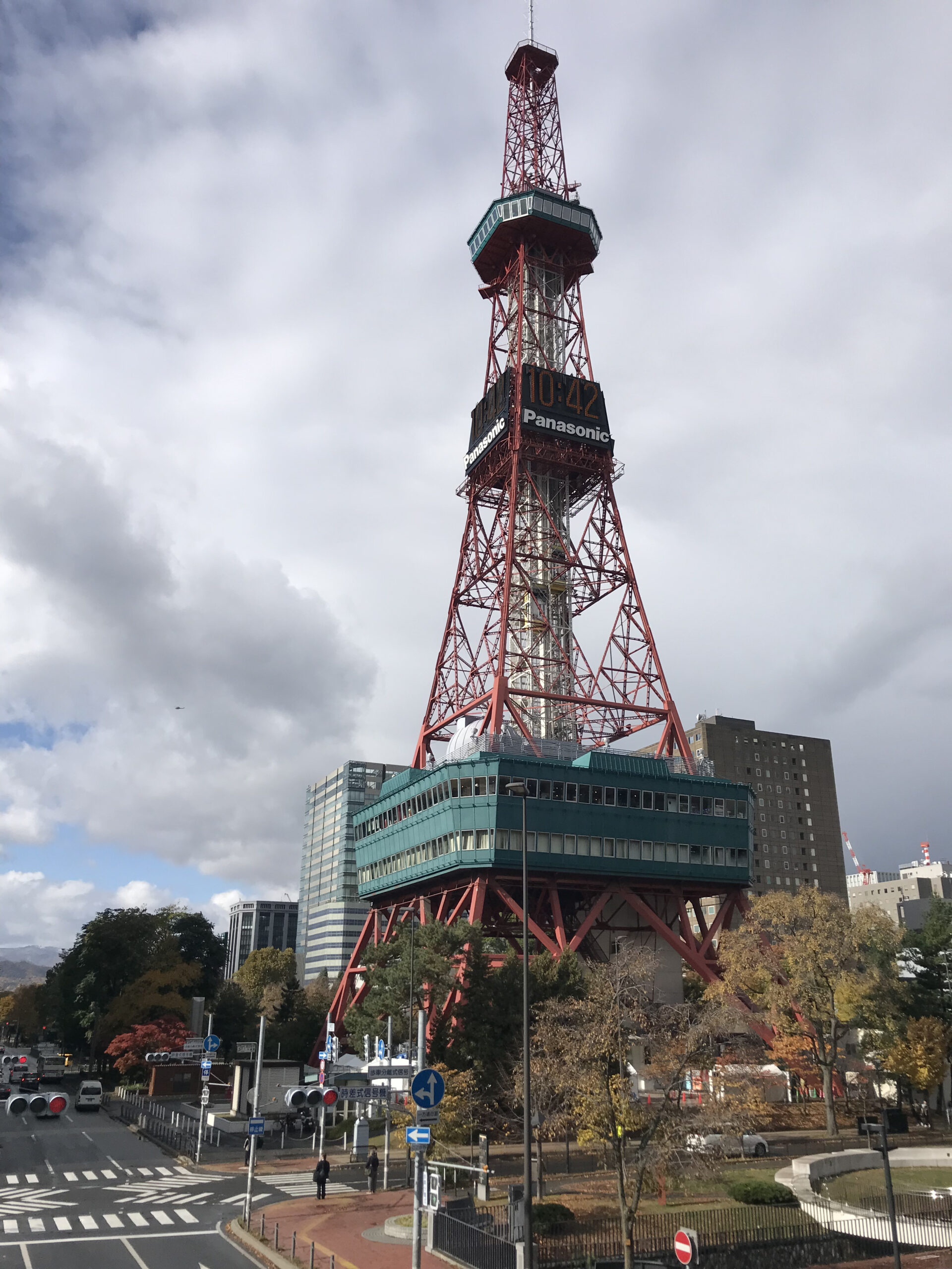 The clock tower in Sapporo
