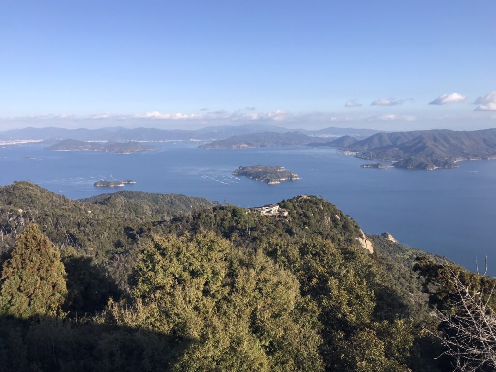 The Seto Inland sea viewed from Mount Misen