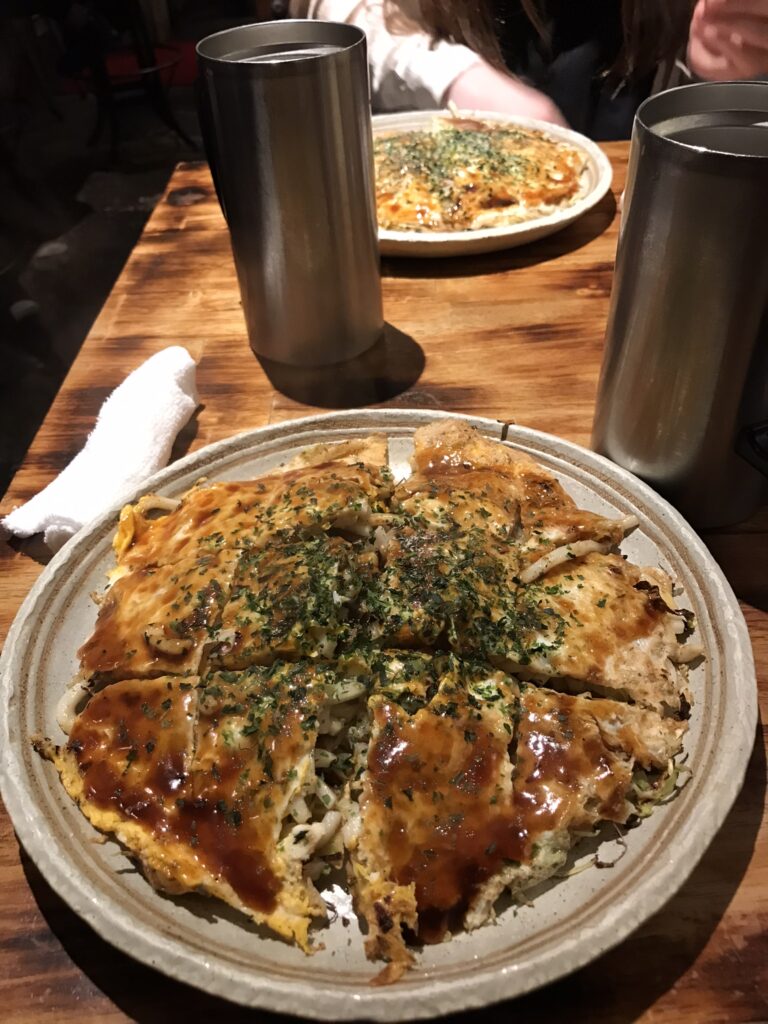 Okonomiyaki in Hiroshima