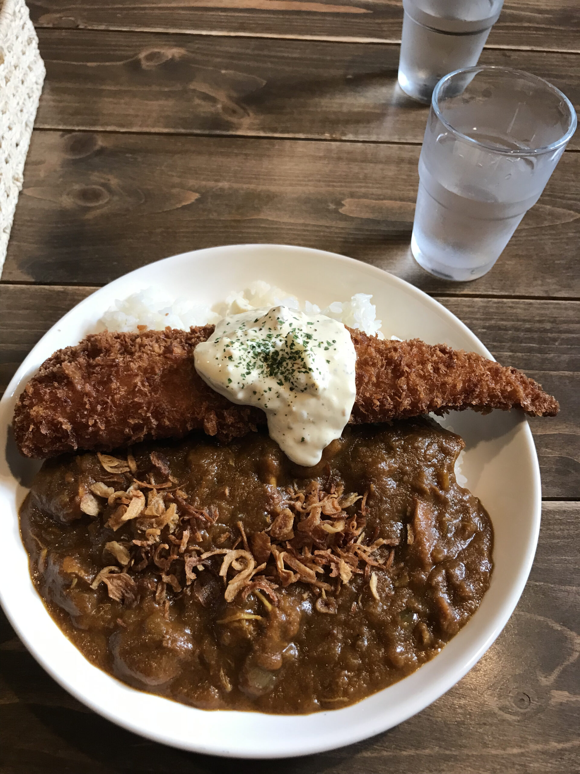 A curry meal in Hokkadio