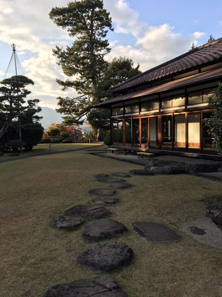 A Japanese garden in Hirosaki